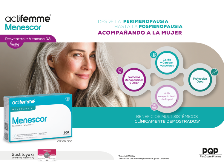 Conocemos el nuevo Actifemme® Menescor a fondo 3 Conocemos el nuevo Actifemme® Menescor a fondo 3